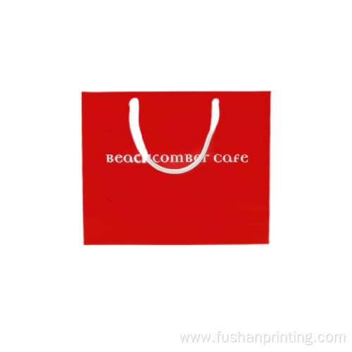 Customized Size Design Advance Clothing Shopping Paper Bag